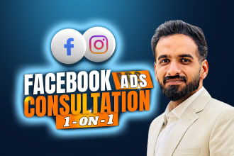 be your 1 on 1 facebook ads campaign consultant, coach and trainer