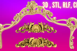do any cnc 3d relief design