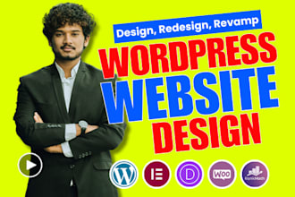 develop wordpress website design, website development