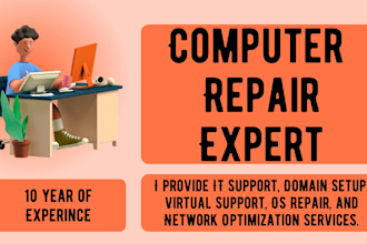 be available 24 hours to repair PC or mac anytime