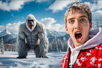 make  catchy clickbait youtube thumbnail design that get millions views