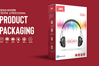 do packaging design, label, box ,sticker and  3d mockup