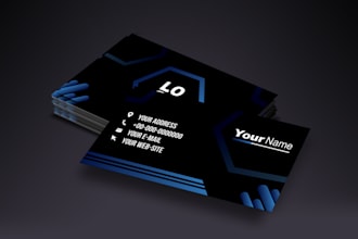 do luxury modern minimalistic business card