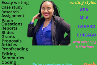 write quality essay, research and summaries, reports
