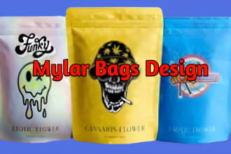 do pouch design, mylar bags, tea products, food packaging design