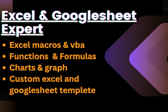 do google and excel spreadsheet , data entry, cleaning , formatting , sorting