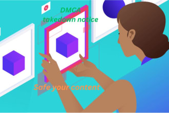 send dmca takedown notice tiktok,reddit, facebook,twitter,instagram,shopify