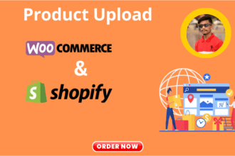add or upload products to your woocommerce and shopify store