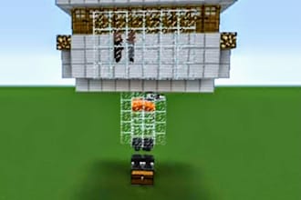 build you a working mcpe iron farm