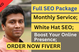 do a complete full SEO package for boost your online presence