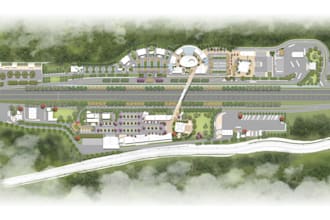 do landscape architectural site plan rendering
