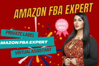 be your expert amazon fba virtual assistant and ppc expert