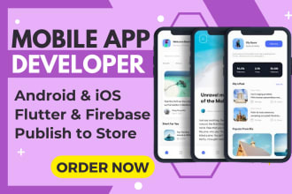 do cross platform app development with flutter and firebase