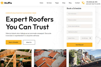 design stunning roofing website roofing contractor website