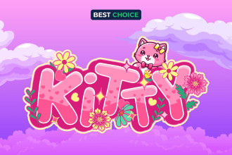 create kawaii japanese style logo for vtuber, twitch streamers
