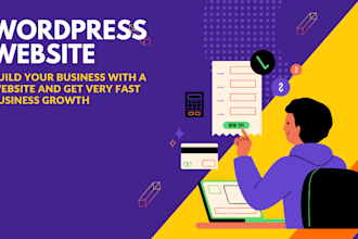 develop a fully functional wordpress business website
