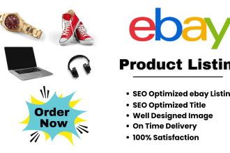 do ebay listing, ebay product listing, ebay SEO, ebay lister