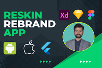 reskin, rebrand, redesign, customize andriod , ios flutter or any codecanyon app