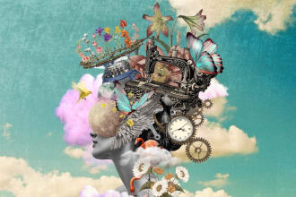 do graphic design photoshop editing and digital collage art