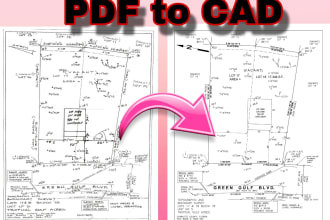 draw site plan, survey plan pdf to cad, google earth