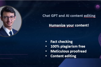 edit ai generated content in arabic, french, and english