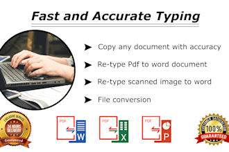 do fast and accurate typing professionally