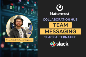 setup mattermost team collaboration chat app, slack alternative