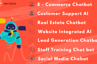 create ai chatbot for websites or businesses to automate sales and service
