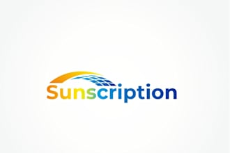 make a vector solar energy logo for your business