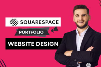 create squarespace photography portfolio and blog website design or edit
