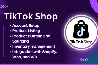 setup tik tok shop facebook shop instagram shop and tiktok shop manager tts