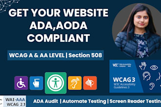 make your website ada , aoda and wcag compliance