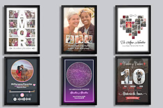 create a high quality love poster for couples