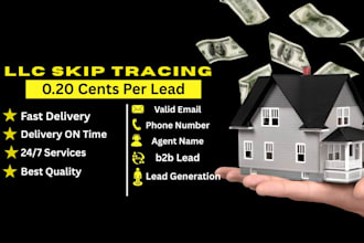 do llc skip tracing and b2b lead generation
