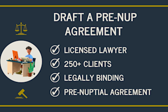 draft a prenup agreement