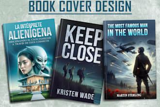 design a professional book cover for amazon KDP, ebook