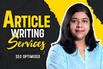 write top notch SEO articles and blog posts with images
