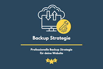 create the backup strategy for your website