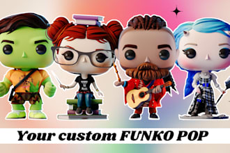 create a custom funko pop ready for 3d printing