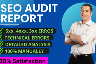 review your website and do technical SEO audit report