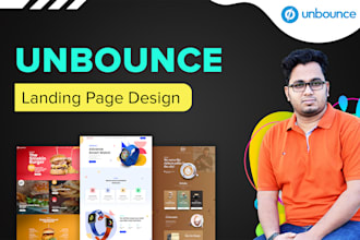 create a custom design unbounce landing page
