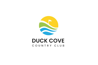 duck cove country club golf water logo