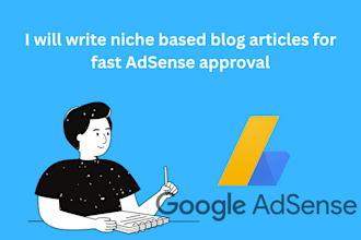 write niche based blog articles for fast adsense approval