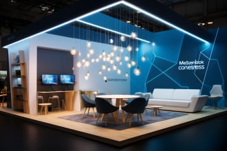 create your stunning exhibition booth with ai