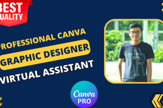 be your professional VA for graphic design via canva pro