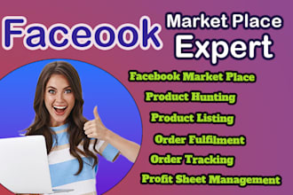 manage your facebook marketplace and dropshipping stores