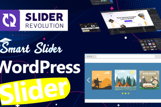 build or fix the wordpress slider with slider revolution and smart slider 3