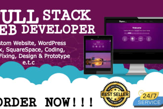 be your full stack web developer react java spring HTML CSS angular dot net core