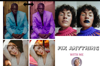do high end photo retouching and photo editing