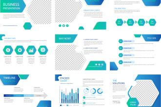 design a professional powerpoint, google slides, or pitch deck presentation